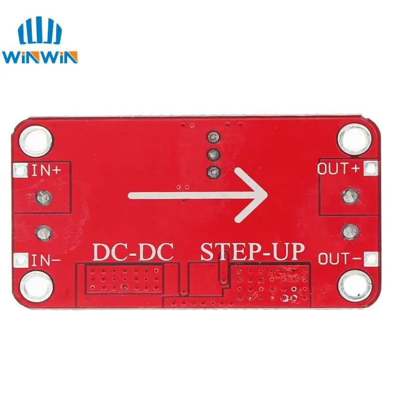 5A DC-DC Step Up Power Module Boost Volt Converter 3.3V-35V To 5V 6V 9V 12V 24V XL6019 Adjustable Output Regulator